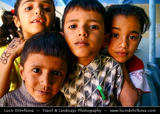 Yemen - Children of Wadi Dawan - Al Hajjarain