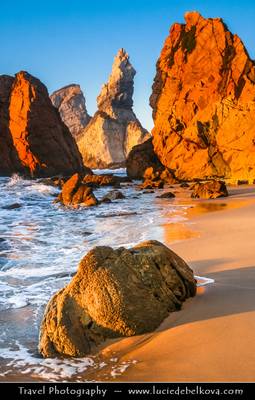 Portugal - Sunset at Ursa Beach