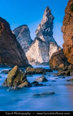 Portugal - Praia da Ursa - Ursa Beach at Dusk - Twilight - Blue Hour