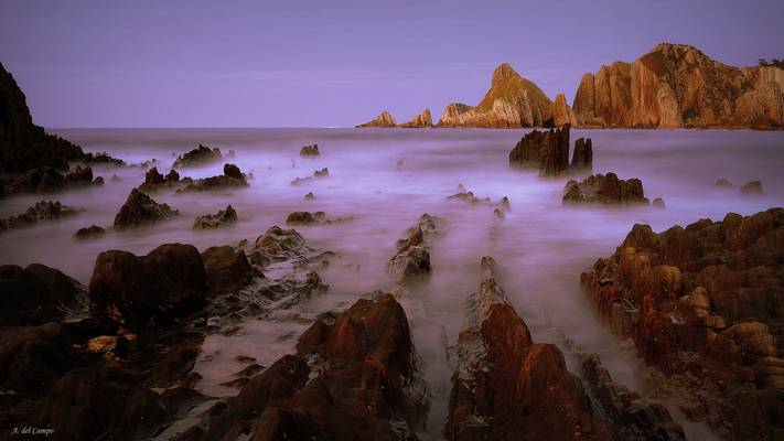 Gueirua al ataredecer