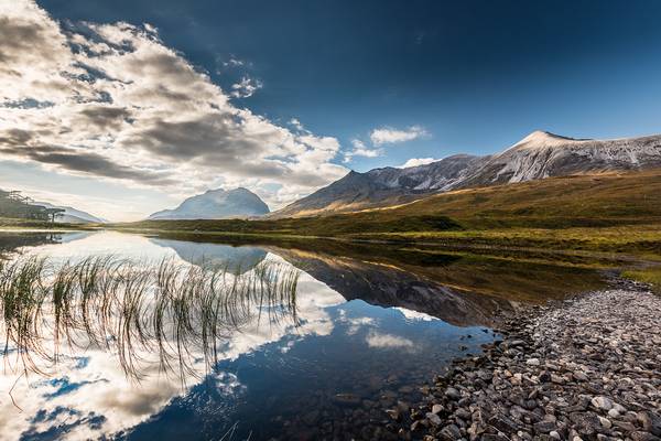 "Liathach Ridge from Loch Clair, Torridon"