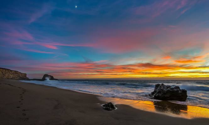 Sunset at Panther Beach