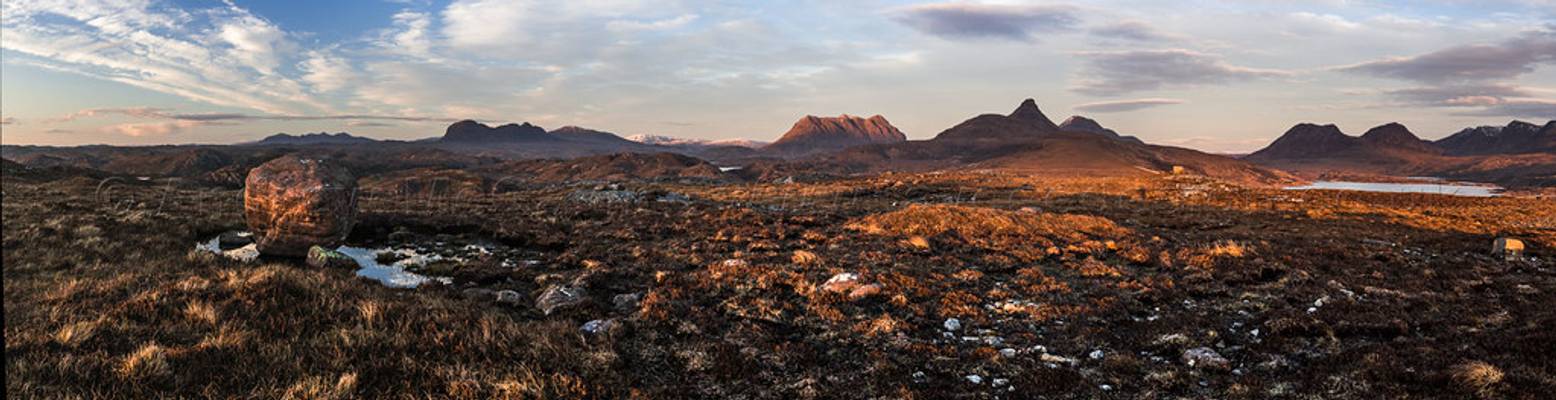 Sunset on the Aird of Coigach