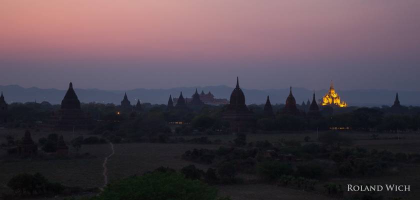 Dusk over Bagan