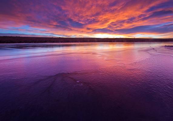 Sunrise over Fort Collins