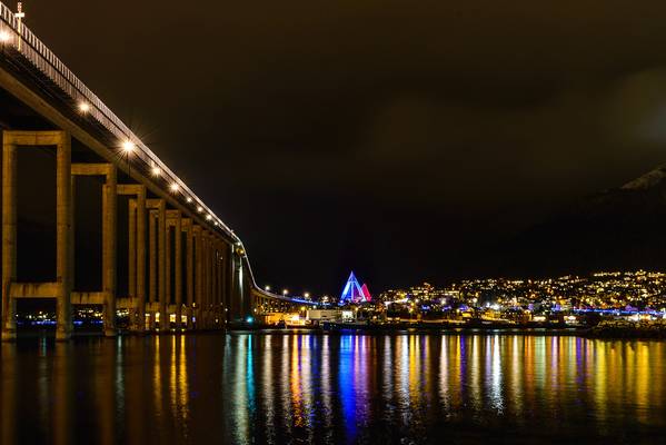 Tromsø bridge and The Arctic Cathedral