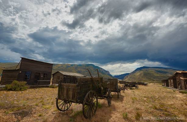 Stormy weather in Cody, Wyoming