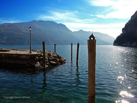 Serene view at Riva Del Garda, Lake Garda