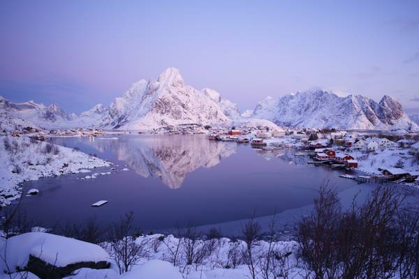 Reine morning light