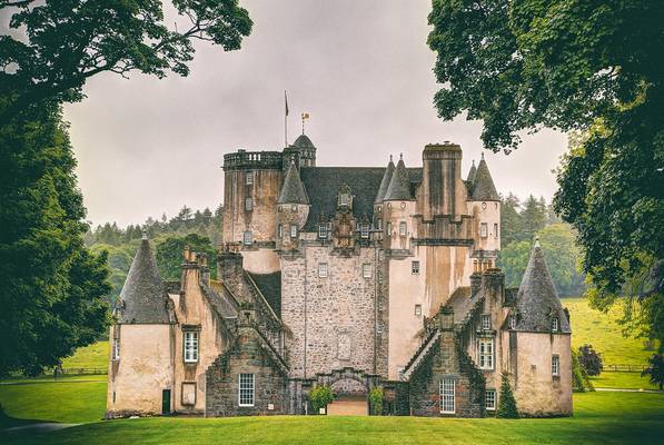 Front view of Fraser castle