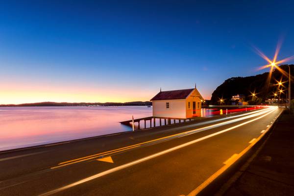 Boathouse on Marine Drive, Lowry Bay, Wellington