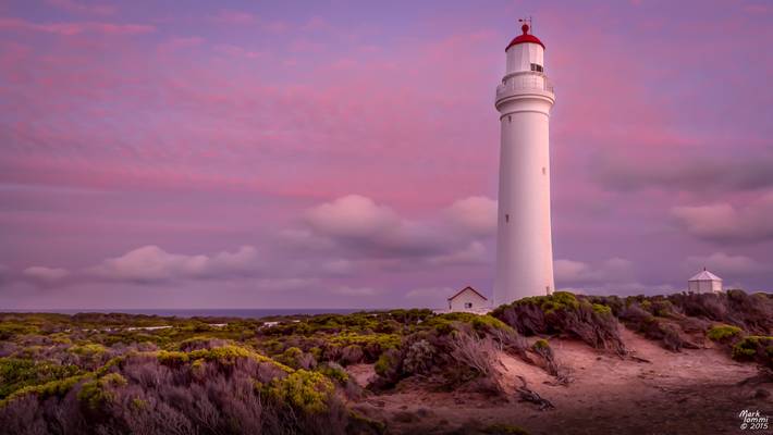 Cape Nelson Lighthouse at The Blue Hour