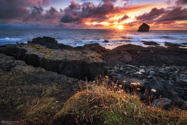 Sunset at Reykjanes