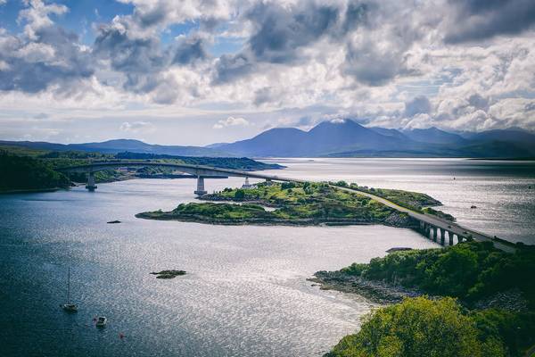 Skye bridge viewed from Kyle of Lochalsh