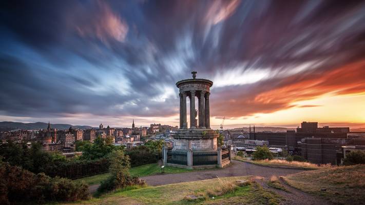 Calton Hill Sunset