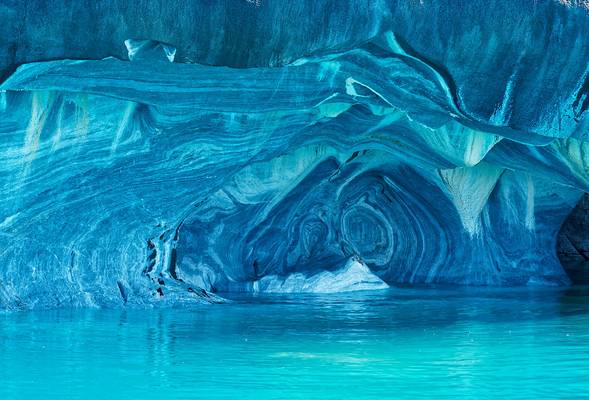 cavernas del mármol, Patagonia, Chile