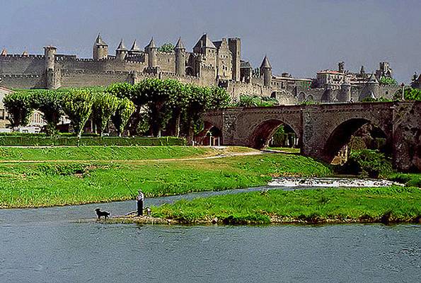 Fishing in Carcassonne