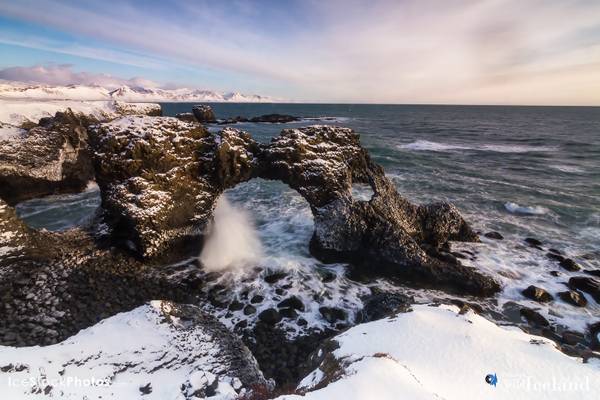 Gatklettur at Arnarstapi, Snæfellsnes
