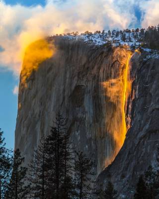 Getting Lucky! Horsetail Firefall Yosemite