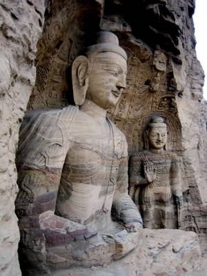 China's "minister of foreign affairs", Xuánkong Sì temple, near Datong, Shanxi, China - 大同，山西，中国