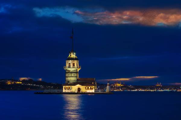 Maiden's Tower & Blue Hour