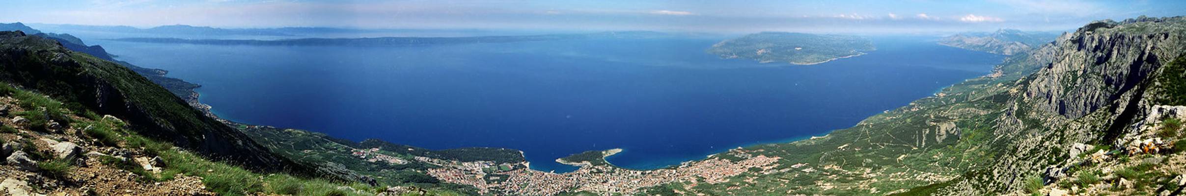 Makarska from above