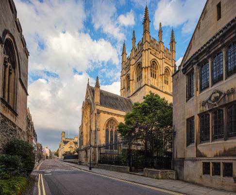 England, Oxford: Merton College Chapel - Oxford, UK