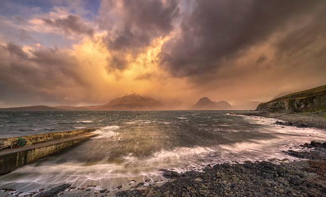 Fiery Elgol, Isle of Skye, Scotland