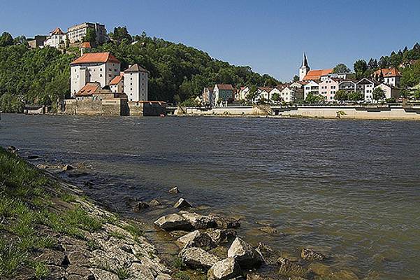 Ilzstadt across Danube River