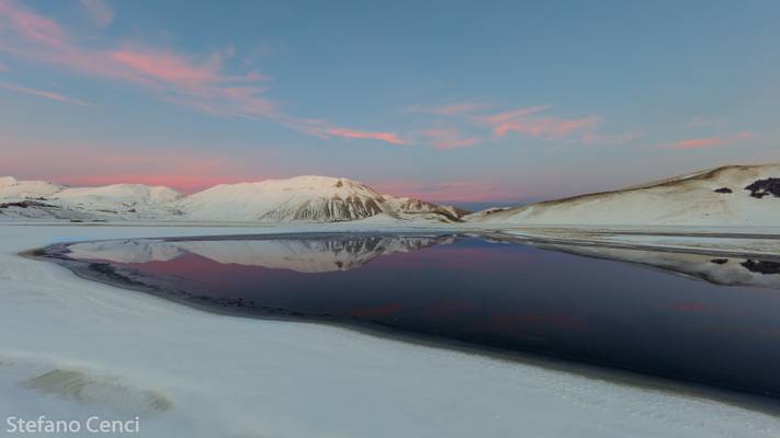 Tramonto sul Pian Grande