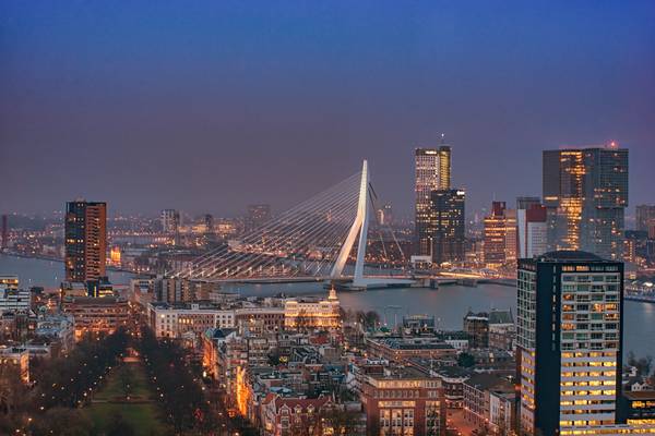 View from above, Rotterdam