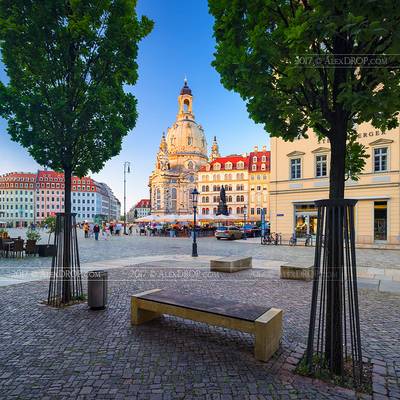 _MG_2533 - The Dresden Frauenkirche in golden hour