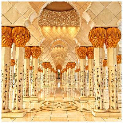 Cheikh Zayed Mosque Columns - Abu Dhabi