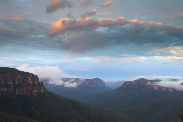 Clouds over Grose Valley