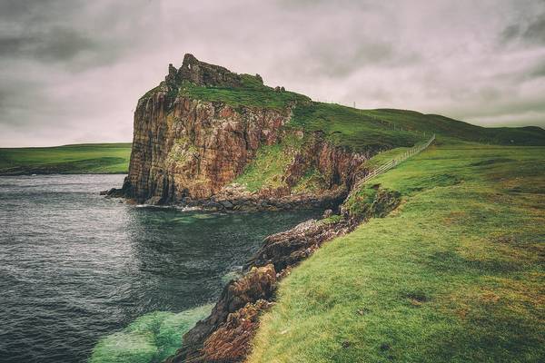 Old ruins of the Duntulm Castle