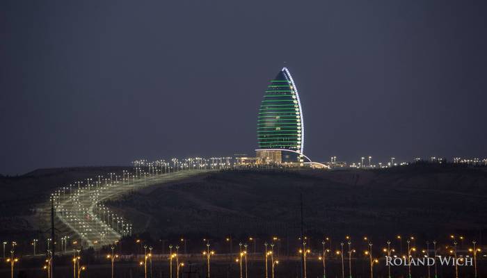 Ashgabat by night