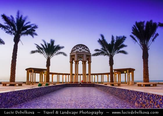 Kuwait - Islamic architecture at Salmyia after Sunset