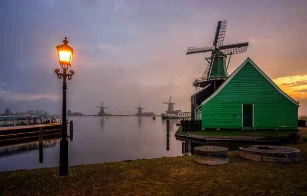 A calm morning, Zaanse Schans