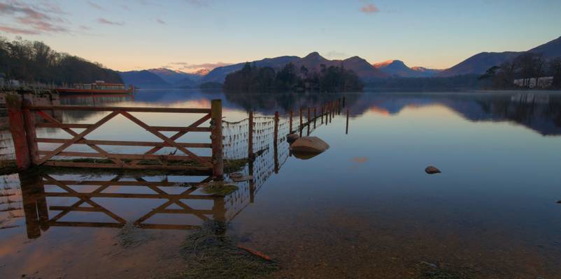 Derwentwater Sunrise Reflections