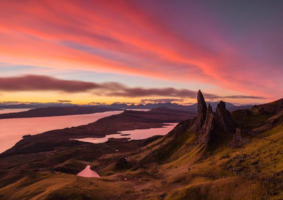 Spectacular Sunrise, Old Man of Storr, Isle of Skye