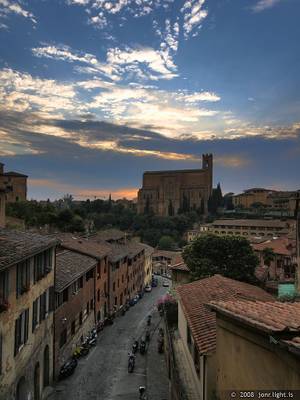 Evening in Siena