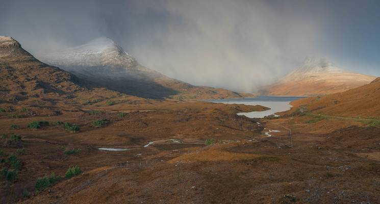 Snow Flurries Over Coigach ..