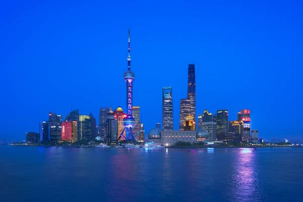 Shanghai & Blue Hour