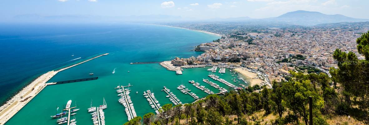 Vista su Castellammare del Golfo