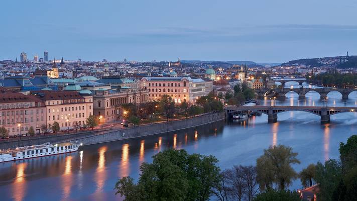 The view from Letná Park