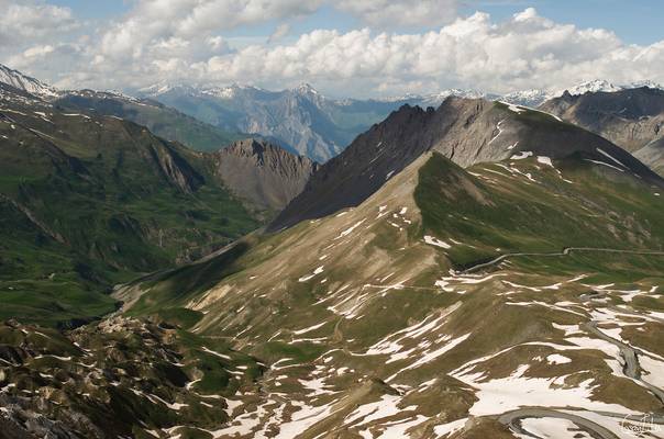 Vallée de la Valloirette, depuis le col du Galibier