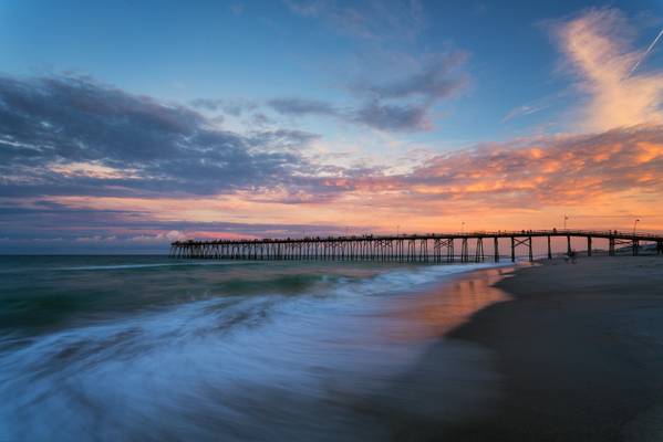 Kure Beach Pier Sunset