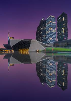 Guangzhou opera & Purple Sky