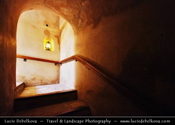 Oman - Nizwa - Steps Inside of Nizwa Fort - A'Dakhliyah