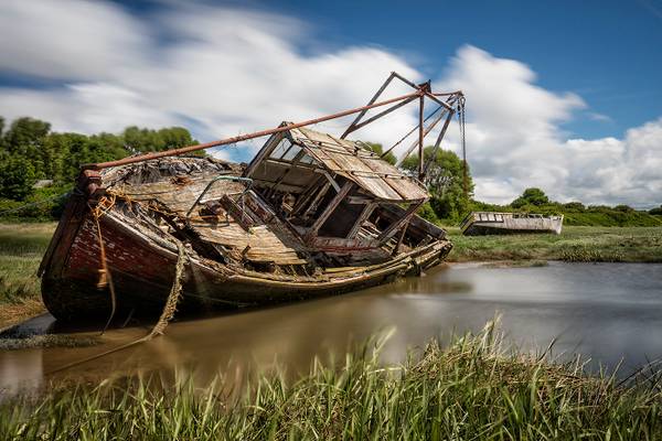 Fishing Wrecks, Sheldrakes, Merseyside